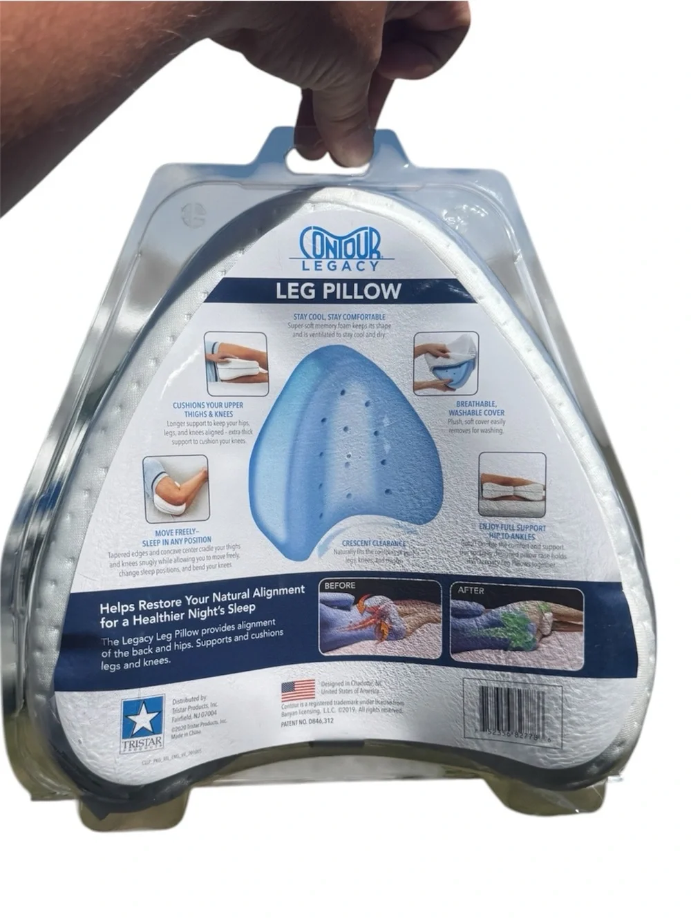 Our Contour Legacy Leg Pillow - Orthopedic Support NIP